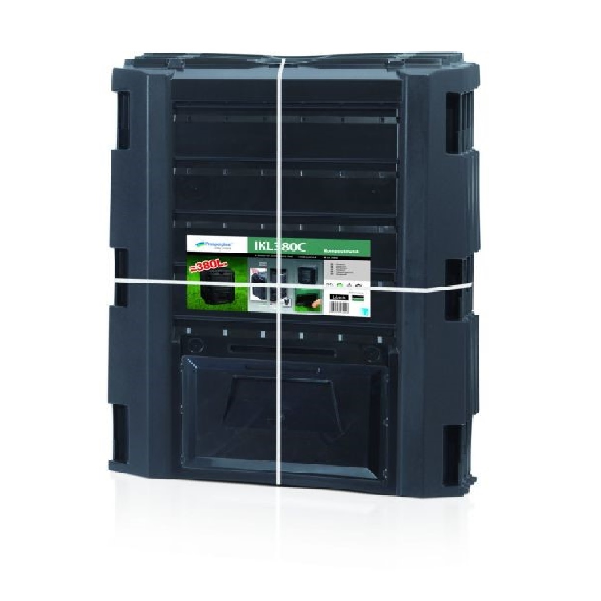 Kompostér COMPOGREEN černý 380l 5,45 Kg GIGA Sklad5 PPIKL380C-S411