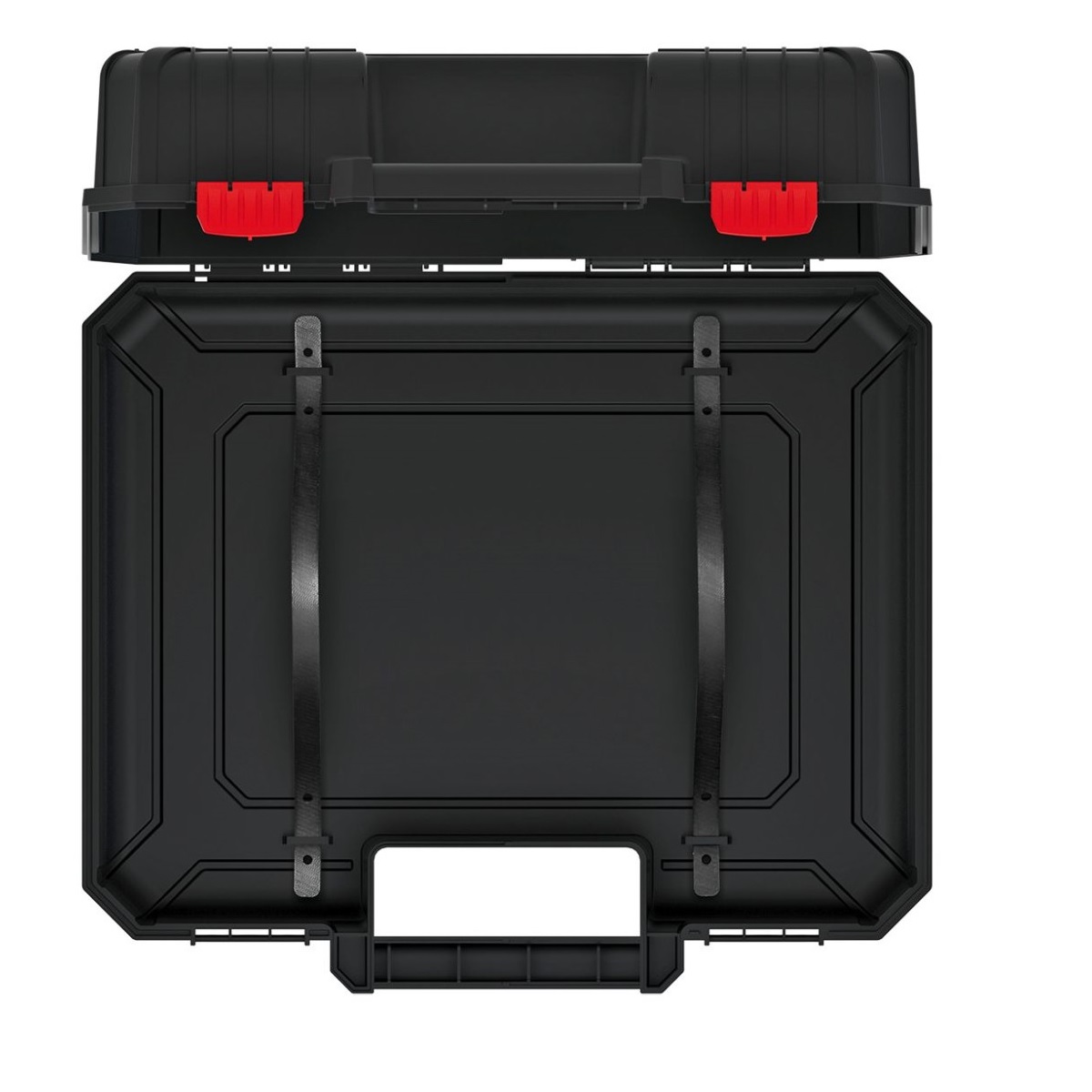 Kufr na nářadí s upevňovacími páskami HEAVY černý 384x335x144 0,85Kg GIGA Sklad 5 PPKHV40-S411