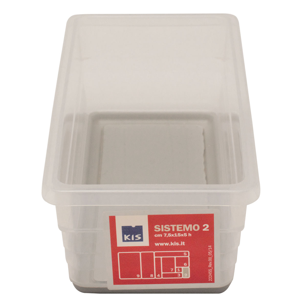 Sistemo 060752WHTRGLR Box 2 0,41Kg GIGA Sklad 5 060752WHTRGLR