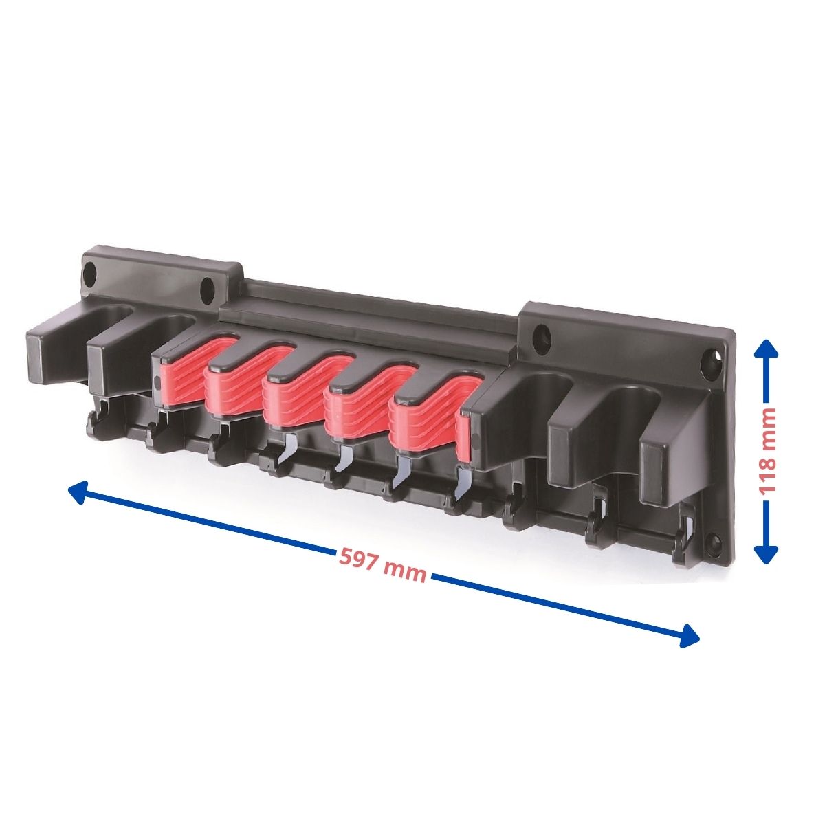 Závěsný držák MULTI HOLDER 597x128x118 černý 0,55Kg GIGA Sklad 5 PPKMH60-S411