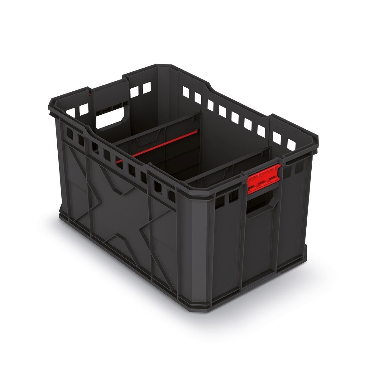 Modulární přepravní box X BLOCK PRO černý 536x354x300 2,17Kg GIGA Sklad 5 PPKXB604030CS-S411