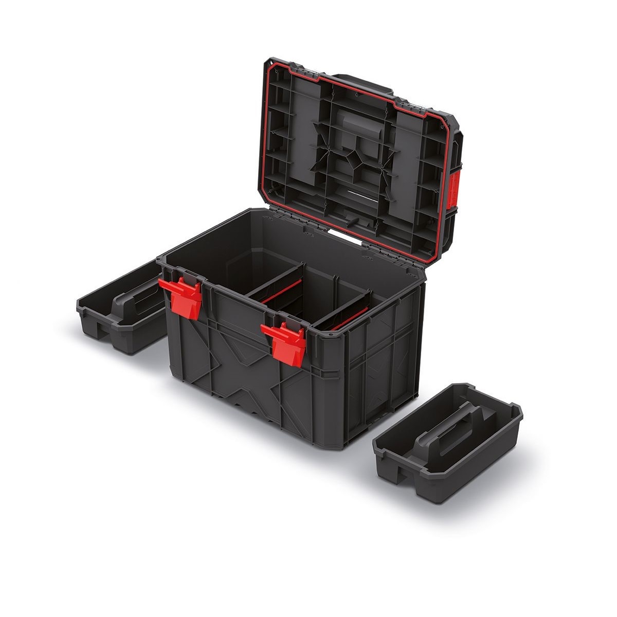 Kufr na nářadí X BLOCK TECH černý 546x380x407 5,12Kg GIGA Sklad 5 PPKXB604040G-S411