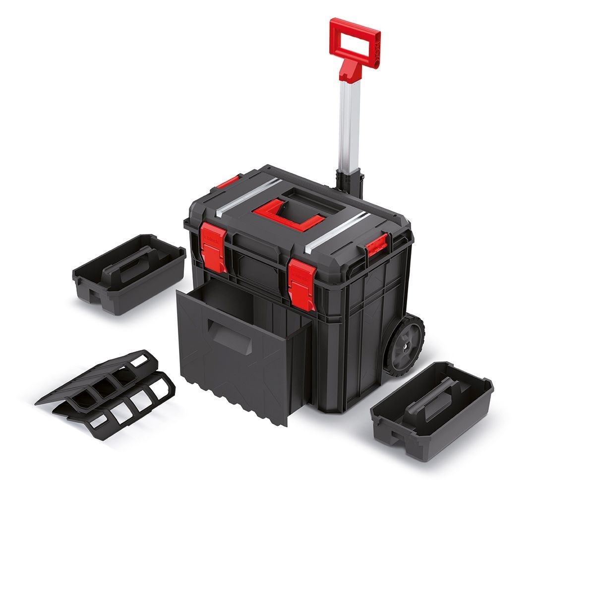 Kufr na nářadí s transp. kolečky X BLOCK TECH černý 546x380x510 7,58Kg GIGA Sklad 5 PPKXB604050GD-S411