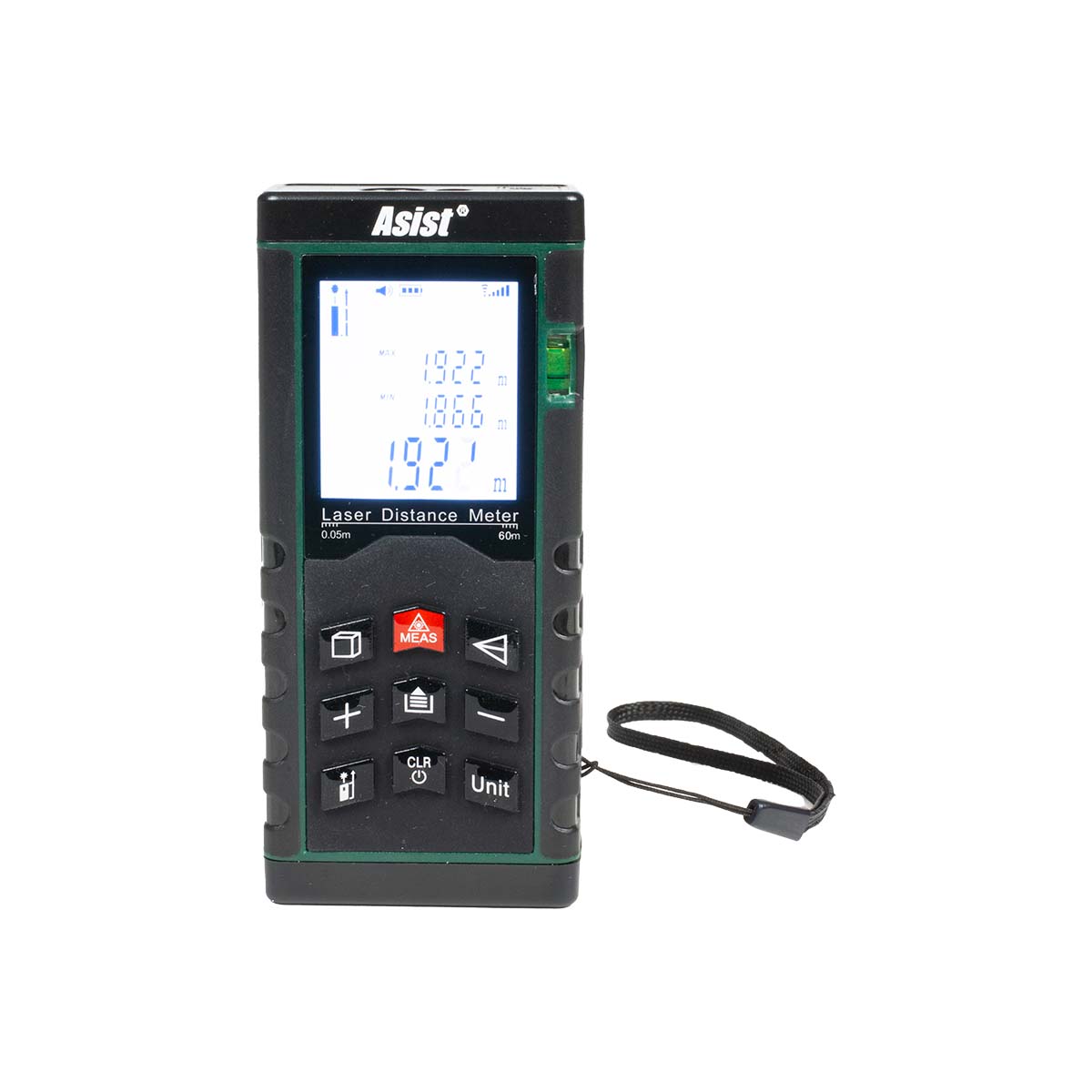 Laserový měřič 60m ASIST LM060 0,15Kg GIGA Sklad 5 LM060