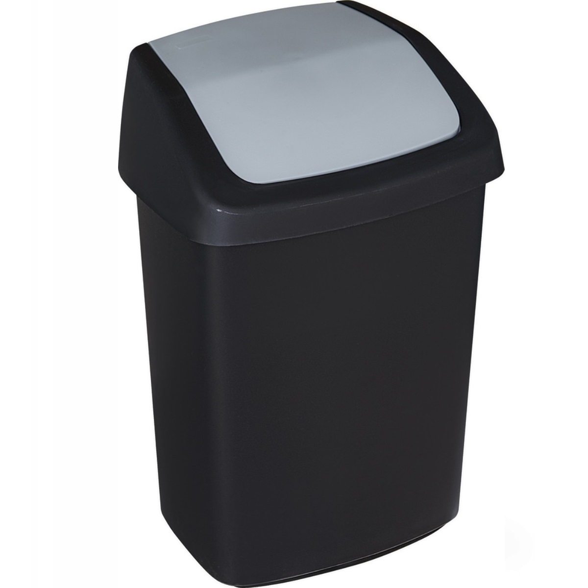 Odpadkový koš SWING 10L, černý 0,44Kg GIGA Sklad 5 229421