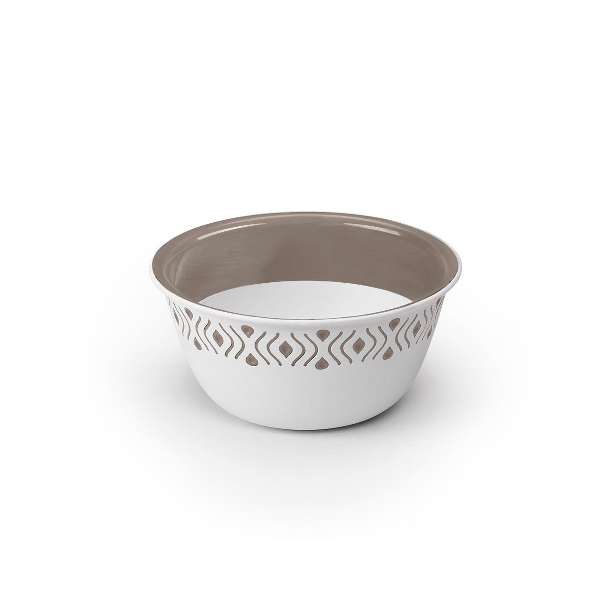 Tosca 54900 Plastová miska průměr 13 cm, bílá/světle šedá 0,08Kg GIGA Sklad 5 D21-54900