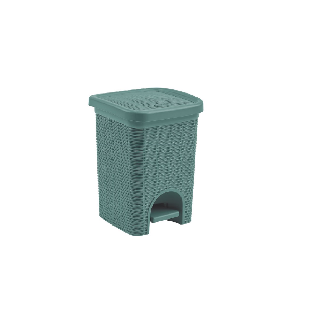 Odpadkový koš do koupelny Elegance 6l, zelenošedý 0,83Kg GIGA Sklad 5 D21-30133