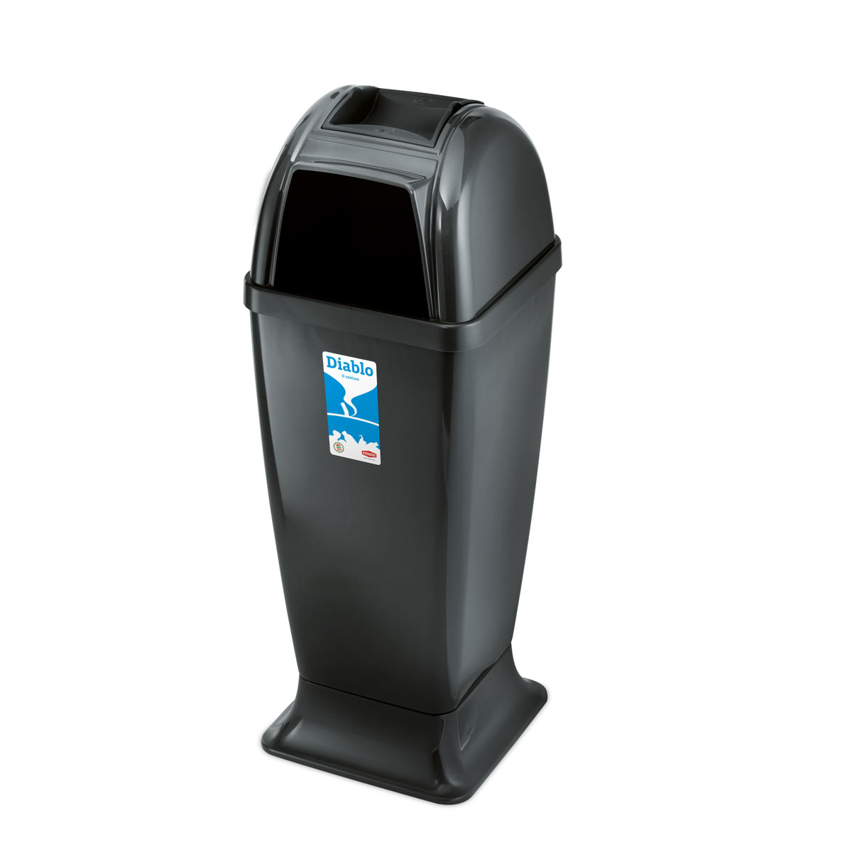 Odpadkový koš Diablo 18 l s popelníkem 2,71Kg GIGA Sklad 5 D21-71060