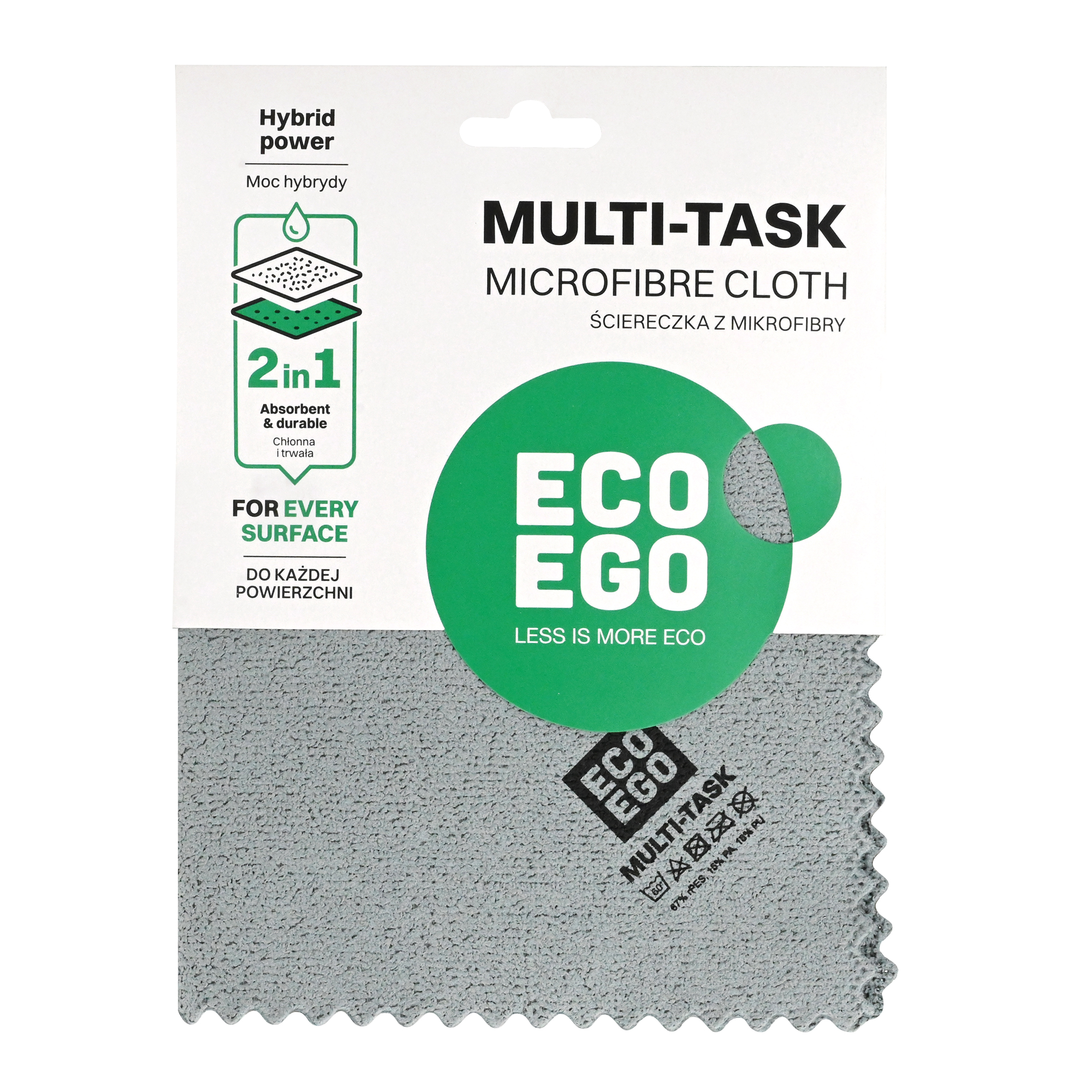 Mikrovláknová utěrka MULTI-TASK Eco Ego 1 ks 0,08Kg GIGA Sklad 5 D26-026470