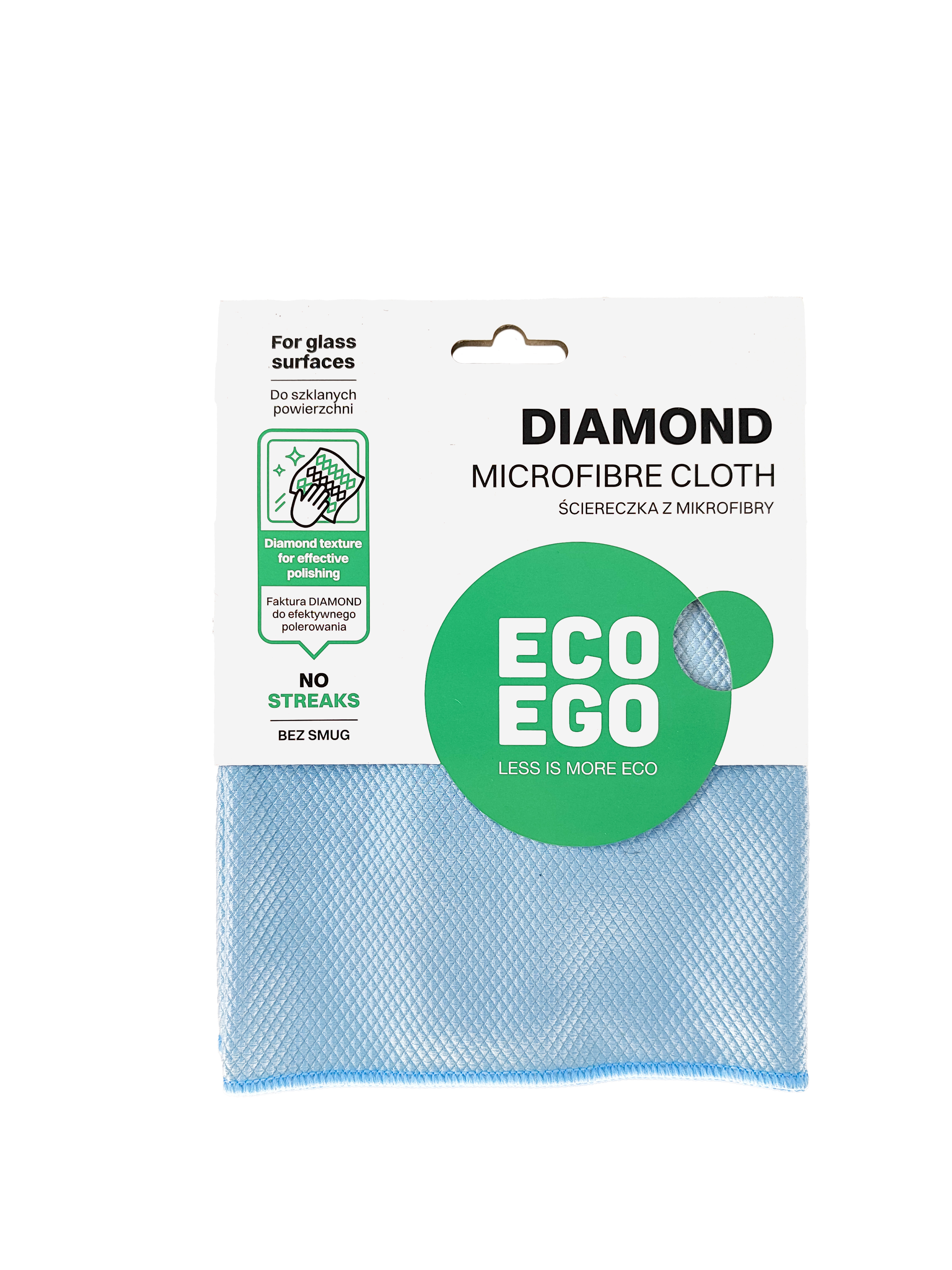 Mikrovláknová utěrka DIAMOND Eco Ego 1 ks 0,08Kg GIGA Sklad 5 D26-026460
