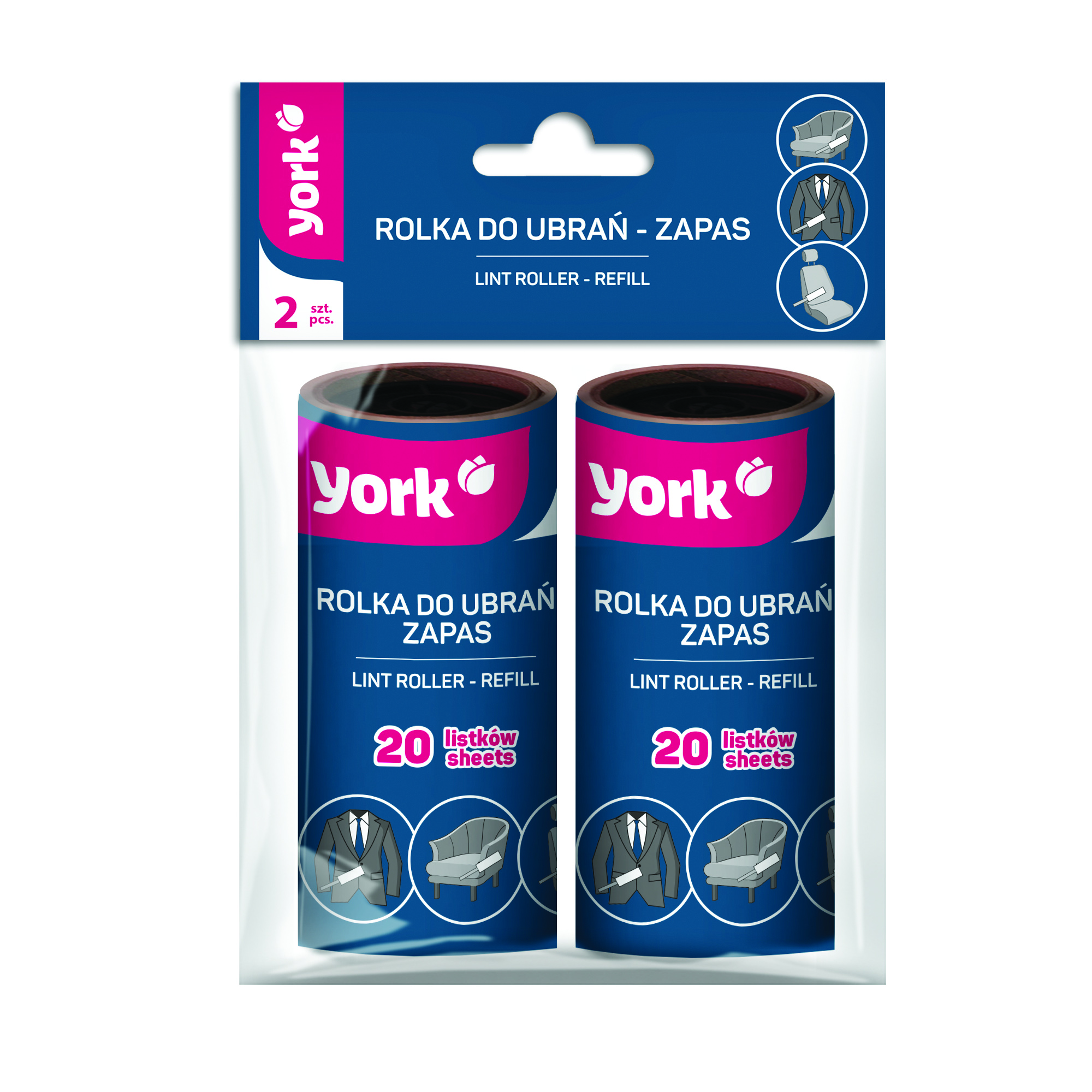 Váleček na odstraňování žmolků – 2 náplně 0,05Kg GIGA Sklad 5 D26-068010
