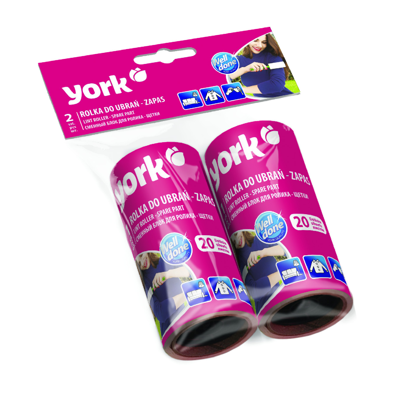 Váleček na odstraňování žmolků – 2 náplně 0,05Kg GIGA Sklad 5 D26-068010