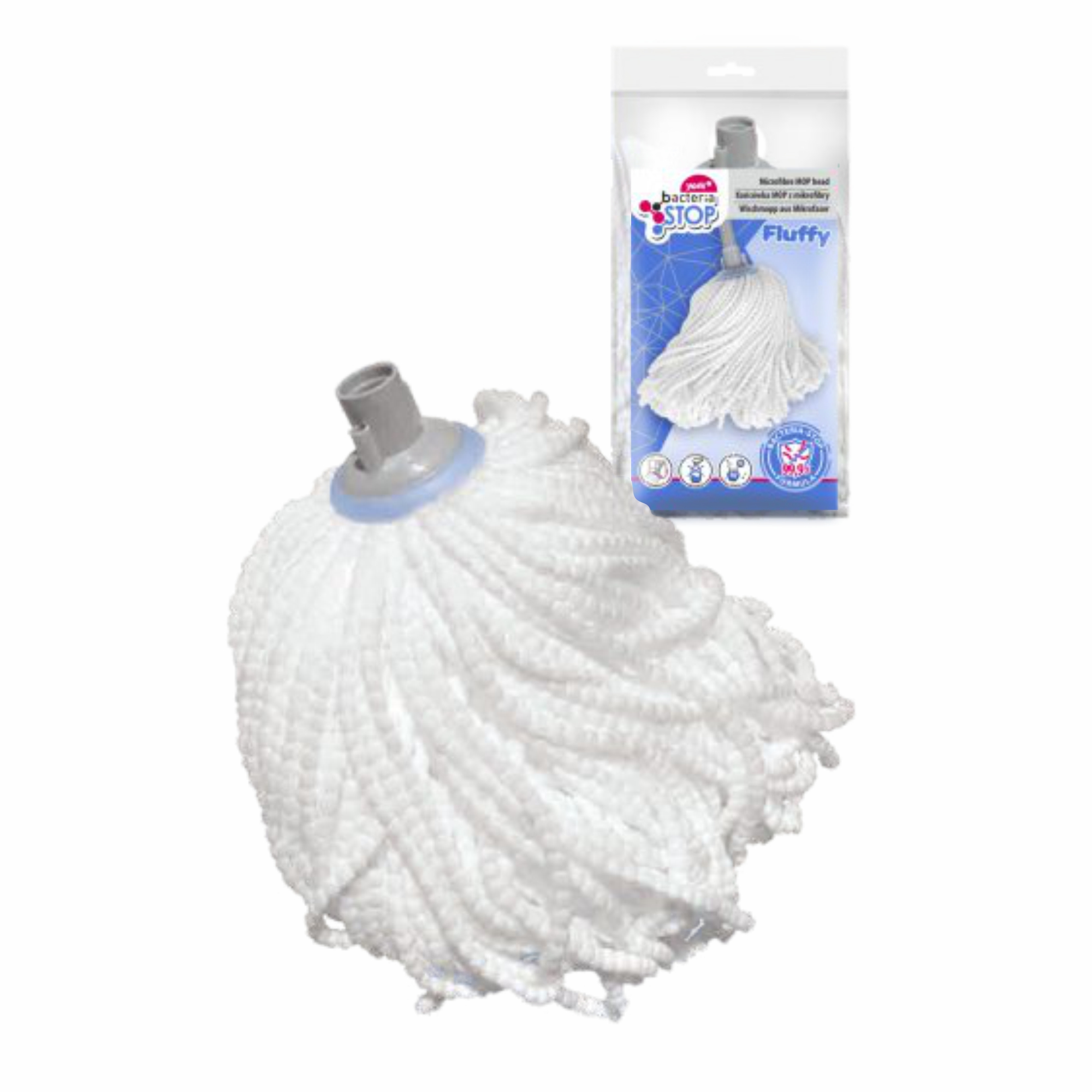 Mikrovláknová hlavice mopu BACTERIA STOP 0,18Kg GIGA Sklad 5 D26-077010