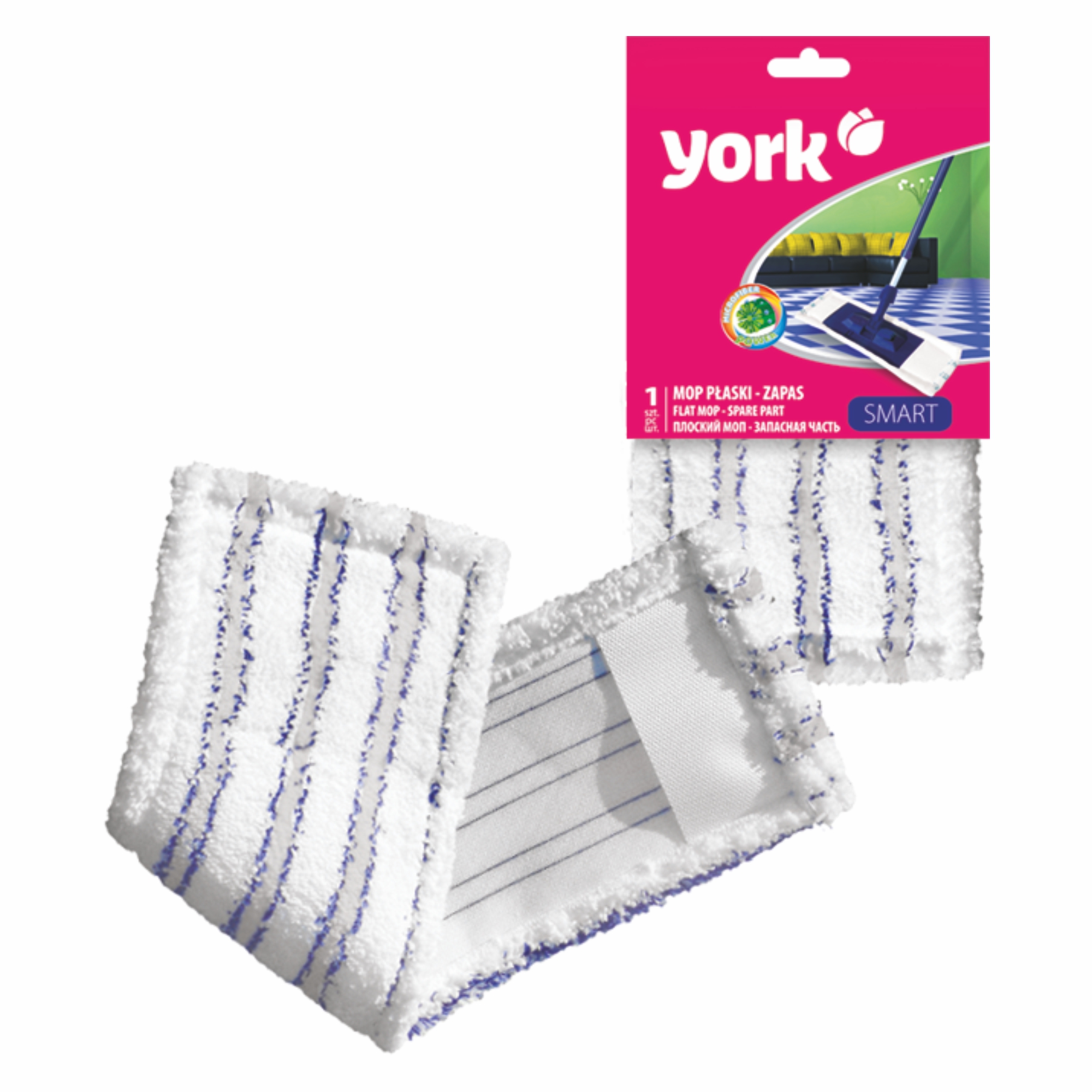 Náhradní návlek na plochý mop SMART 0,07Kg GIGA Sklad 5 D26-081150