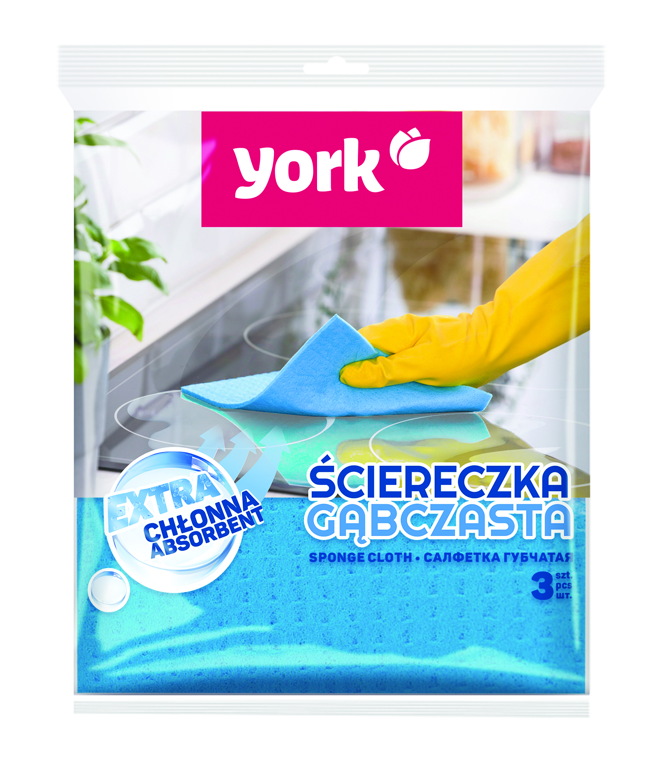 Houbičková utěrka 3 ks 0,05 Kg GIGA Sklad5 D26-024010