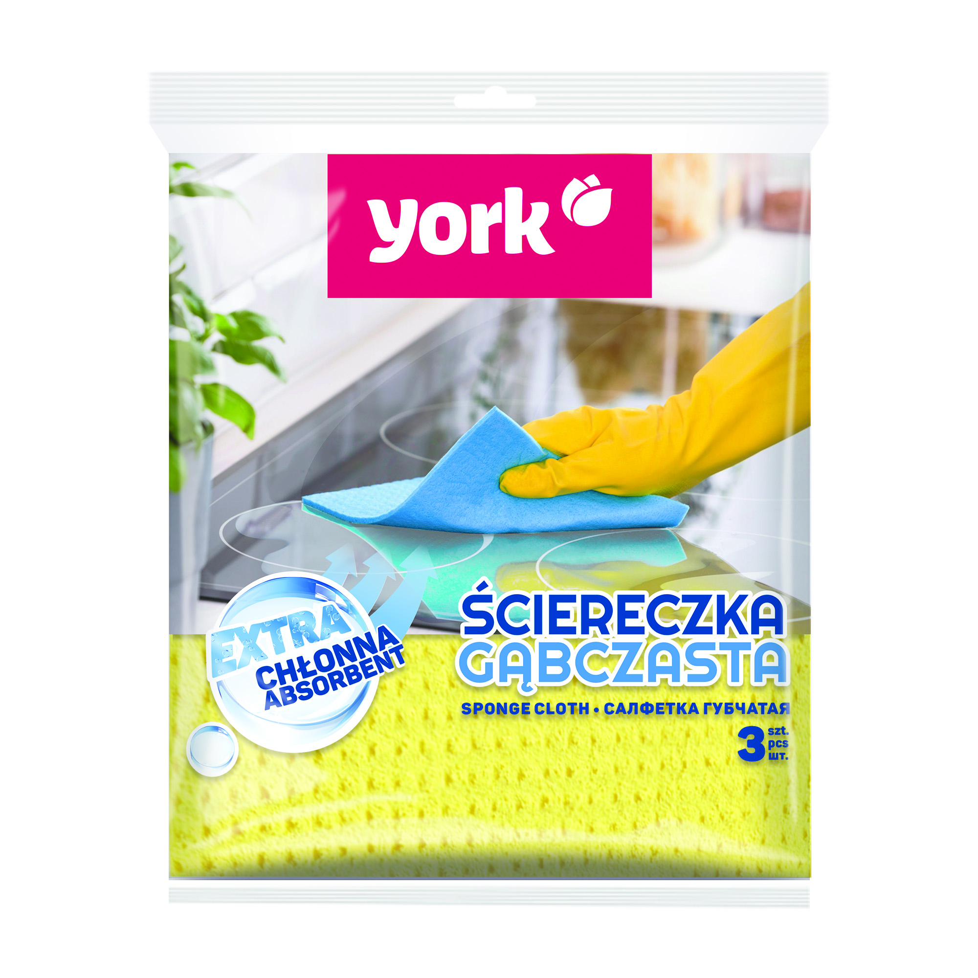 Houbičková utěrka 3 ks 0,05 Kg GIGA Sklad5 D26-024010