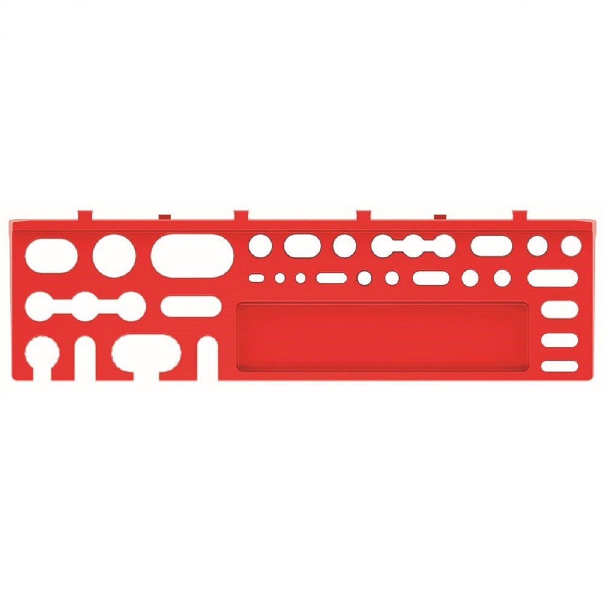 Sada držáků na nářadí BINEER SHELFS 384x125mm, červená 0,34Kg GIGA Sklad 5 PPKBSS40N-3020