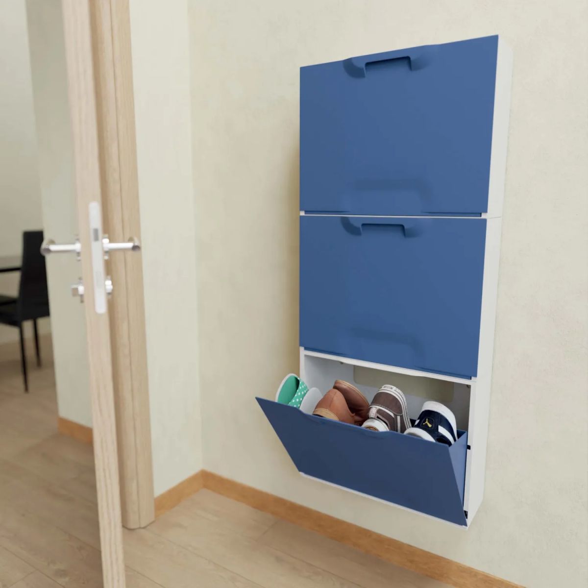 Plastový botník modrý 51x17,3x40 cm 1,98Kg GIGA Sklad 5 ARTU50-1BN