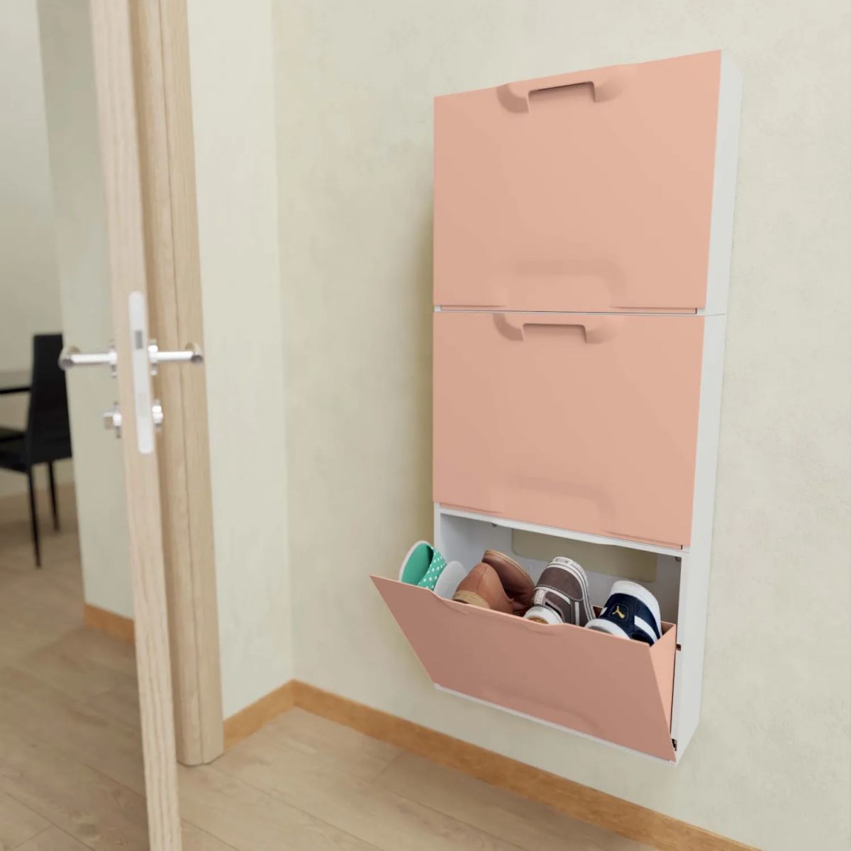 Plastový botník starorůžová 51x17,3x40 cm 1,98Kg GIGA Sklad 5 ARTU50-1RA