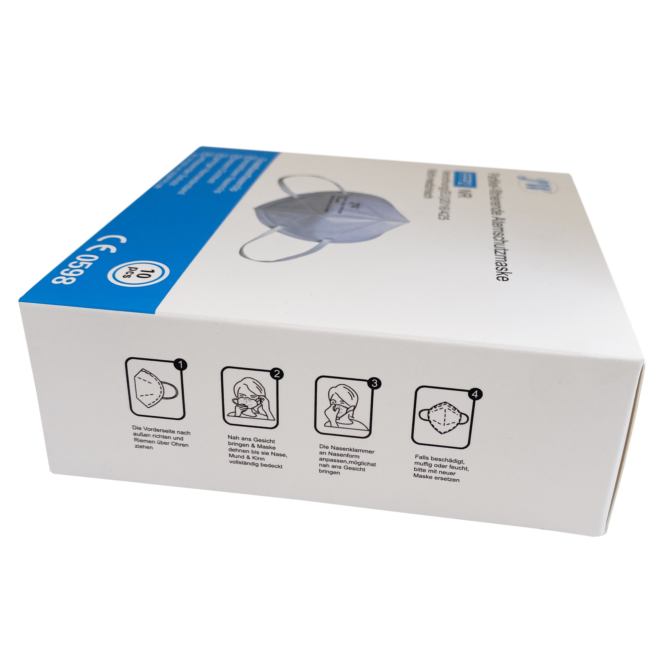 Respirátor FFP2 JW 10 ks 0,1 Kg GIGA Sklad5 JW-FFP2-10