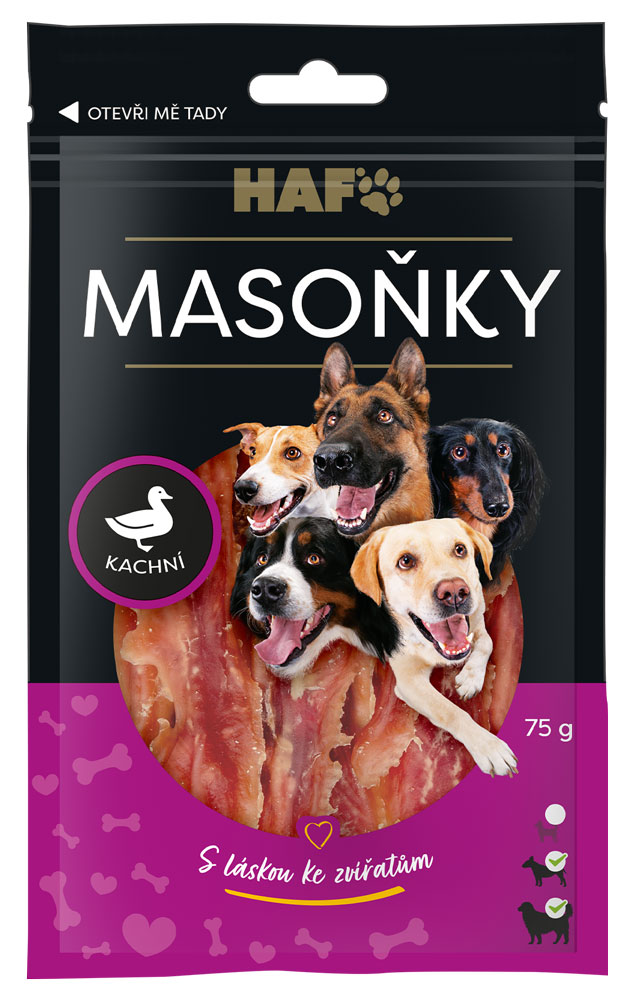 HAF Masoňky kachní prsa 75g 0,08Kg GIGA Sklad 5 HT450002