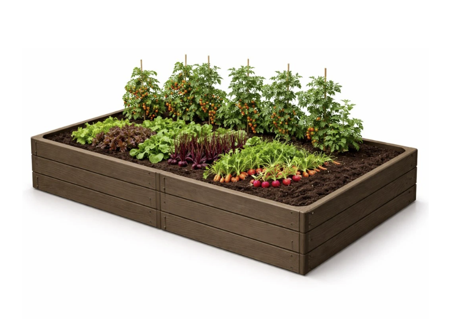 Vyvýšený záhon BASE WOODY ECO WOOD 149,2 cm, naturo ECO 5,39Kg GIGA Sklad 5 PPIBWR-4665W