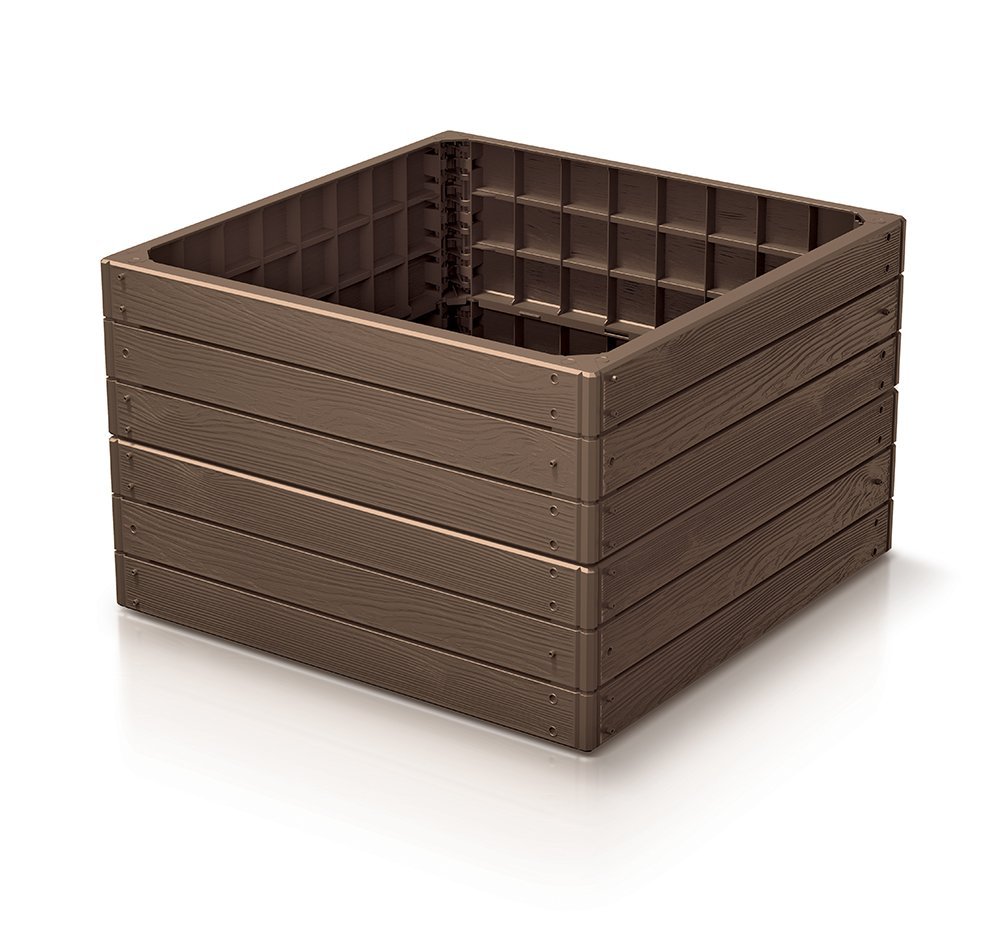 Vyvýšený záhon BASE WOODY ECO WOOD 75,6 cm, naturo ECO 3,9 Kg GIGA Sklad5 PPIBWS-4665W