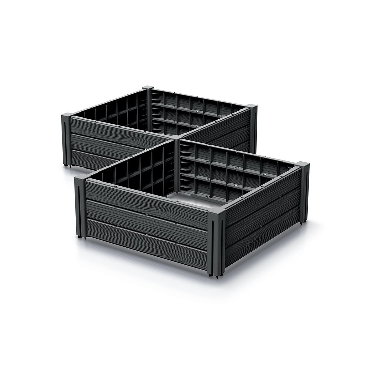 Vyvýšený záhon 2 ks BASE PLANT 61,8 cm, naturo ECO 5,05Kg GIGA Sklad 5 PPIBPS134-4665W