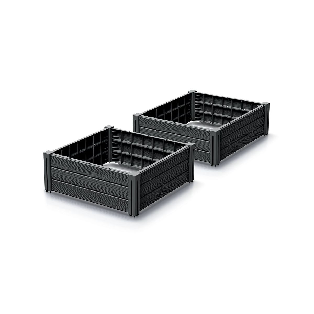 Vyvýšený záhon 2 ks BASE PLANT 61,8 cm, naturo ECO 5,05Kg GIGA Sklad 5 PPIBPS134-4665W