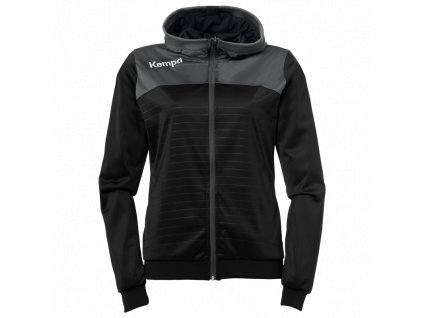 EMOTION 2.0 HOOD JACKET WOMEN (Barva anthracite/kempa blue, Velikost XS)