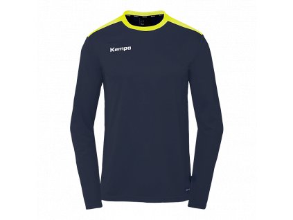 EMOTION 27 LONGSLEEVE (Barva fluo yellow/navy, Velikost XL)