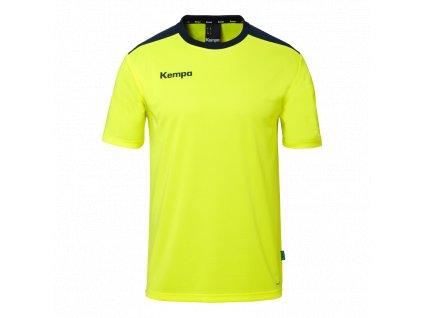 EMOTION 27 SHIRT (Barva fluo yellow/navy, Velikost XL)
