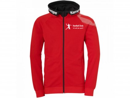 CORE 26 HOOD JACKET ÚVALY (Barva red, Velikost 2XL)