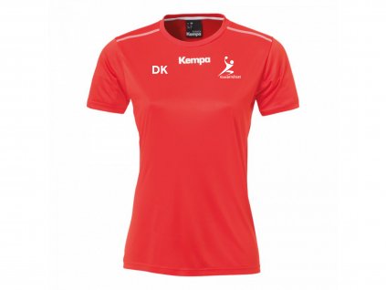 POLY SHIRT WOMEN KYNŽVART (Barva red, Velikost 2XL)