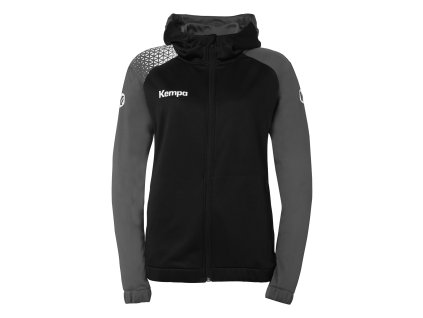 AMBITION 28 HOODED JACKET W (Barva black/anthracite, Velikost 2XL)