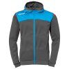 EMOTION 2.0 HOOD JACKET (Barva anthracite/kempa blue, Velikost XL)