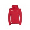 EMOTION 27 HOOD JACKET WOMEN DHC SLAVIA PRAHA A TÝM (Barva red/white, Velikost XS)