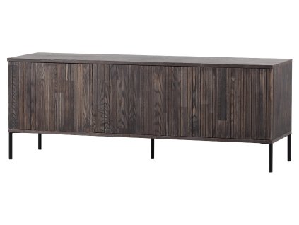 TV stolek NEW GRAVURE tmavě hnědý