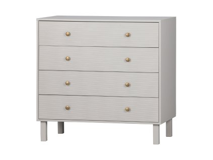 Dřevěná komoda MADU šedá