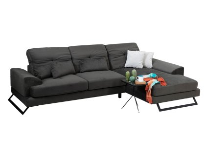 Rohová pohovka FRIDO černá pravá