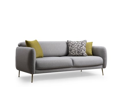 Třímístná pohovka SEVILLA šedá