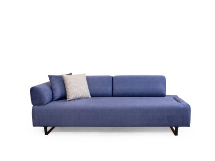 Pohovka INFINITY s postranním stolkem modrá