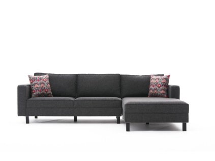 Pohovka KALE antracit pravý roh