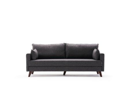 Rozkládací pohovka BELLA antracit 208 cm