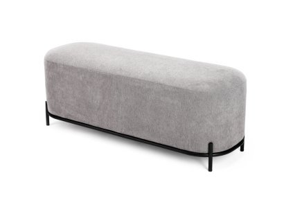 Pouf HARRY 122cm šedý