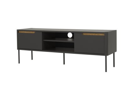 Dřevěný TV stolek SWITCH antracit