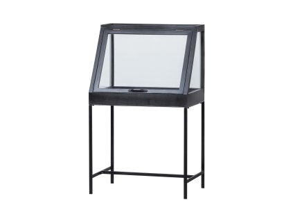 Skleněná vitrína DIDO černá