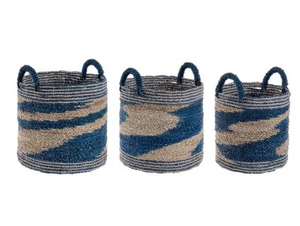 Set 3 kulatých košů ACHAL