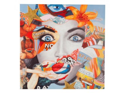 Tisk na plátně WOMAN 100x100 cm