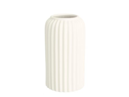 65039 bila porcelanova vaza artemide 10x16 cm